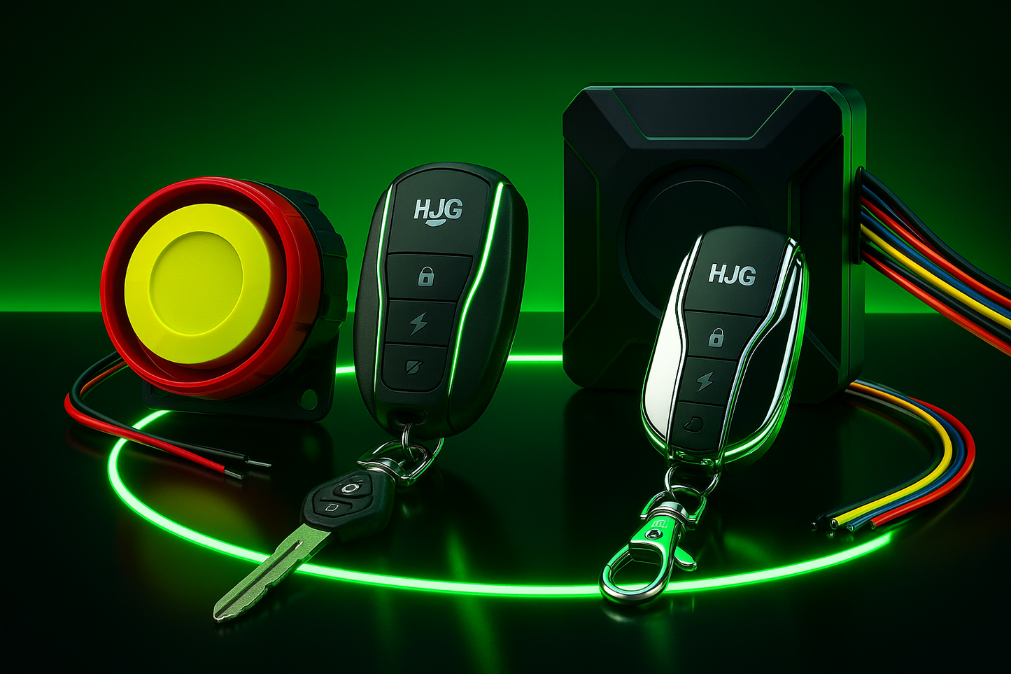 3 in 1 Motorcycle Remote Security Lock 🔐